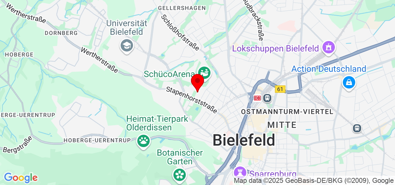 Anton König - Nordrhein-Westfalen - Bielefeld - Karte