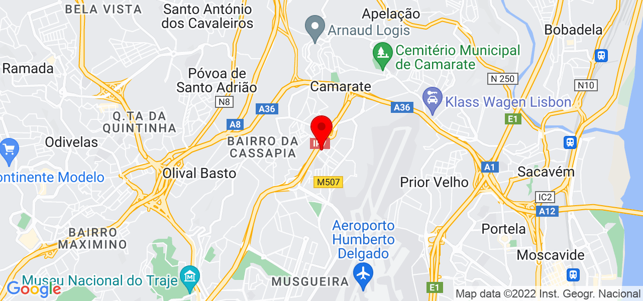 NSPACE - Lisboa - Loures - Mapa