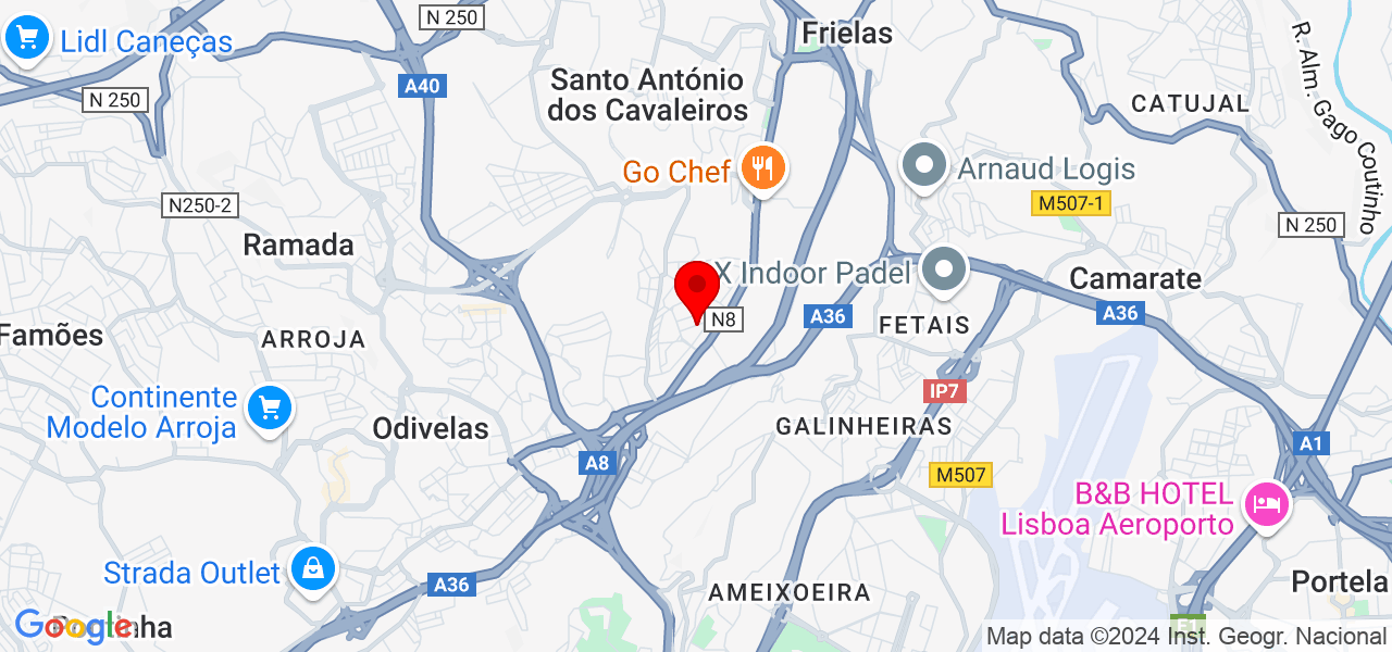 Bruno - Lisboa - Odivelas - Mapa