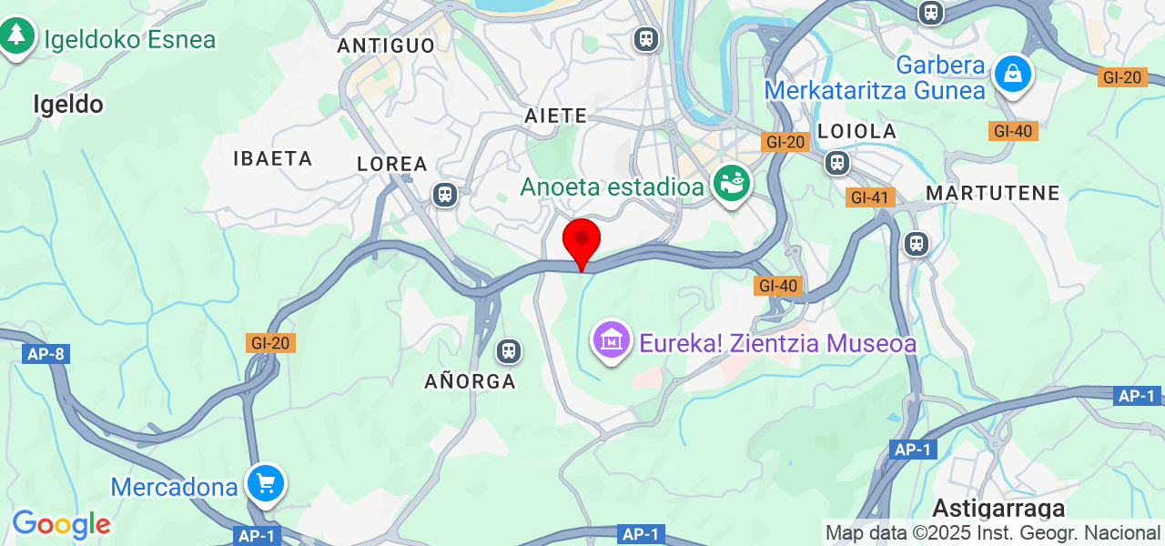 Porlamar Catering - País Vasco - Donostia/San Sebastián - Mapa