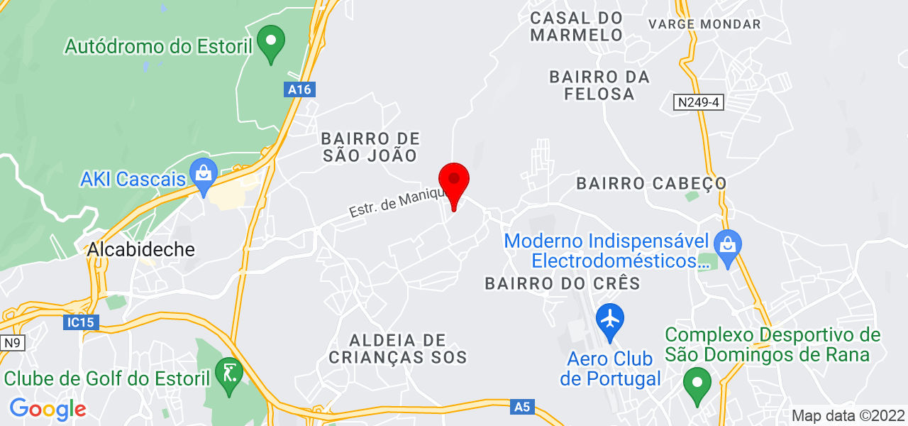 Olena - Lisboa - Cascais - Mapa