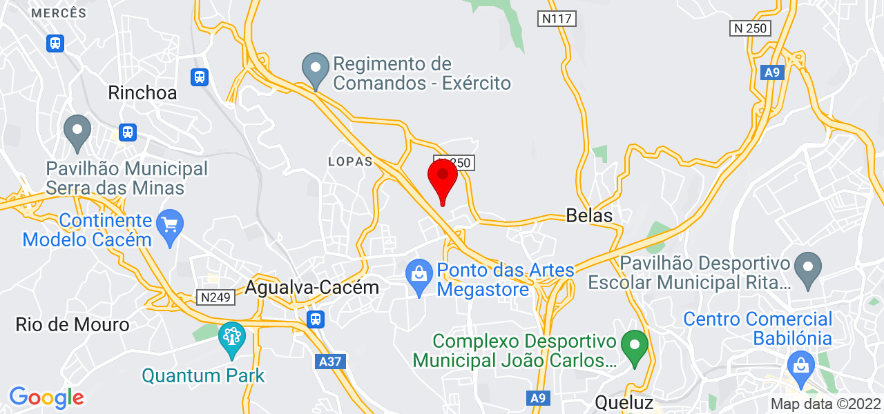 YESconta - Contabilidade &amp; Impostos - Lisboa - Sintra - Map