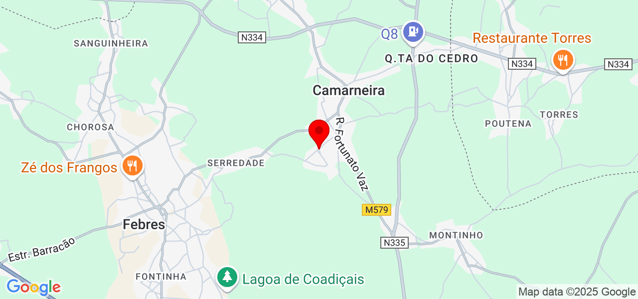 Francisco - Coimbra - Cantanhede - Mapa