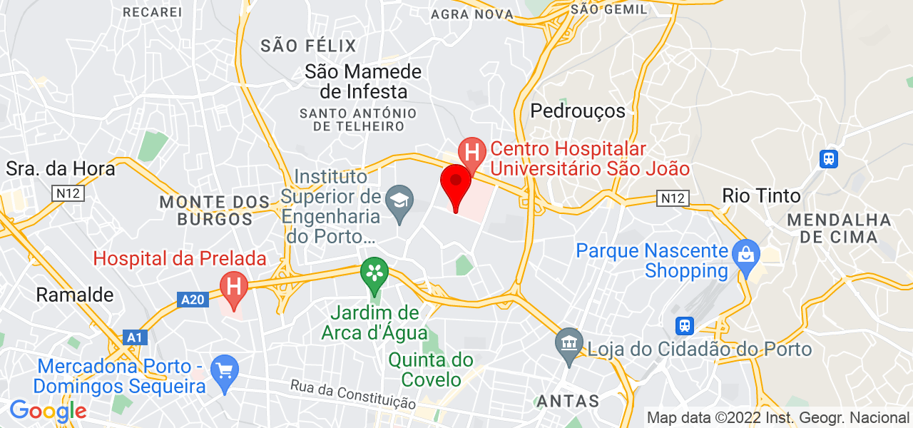 Denise Soares - Porto - Porto - Mapa