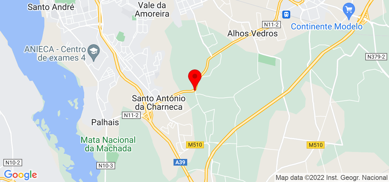 Gon&ccedil;alo Martins - Setúbal - Barreiro - Mapa