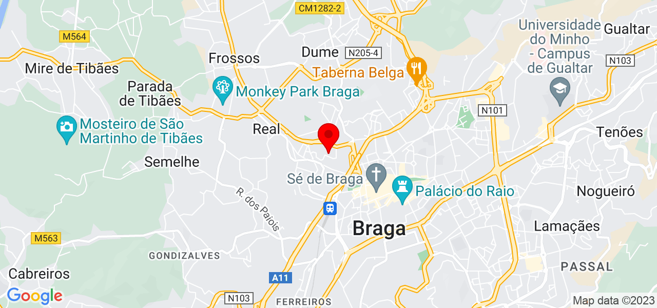 Rodolfo - Braga - Braga - Mapa
