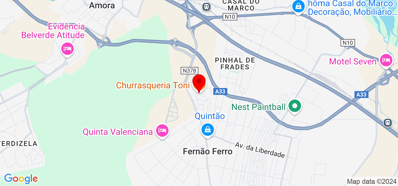 Sofia Francisco - Setúbal - Seixal - Mapa