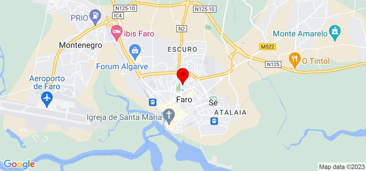 Andr&eacute;a - Faro - Faro - Mapa