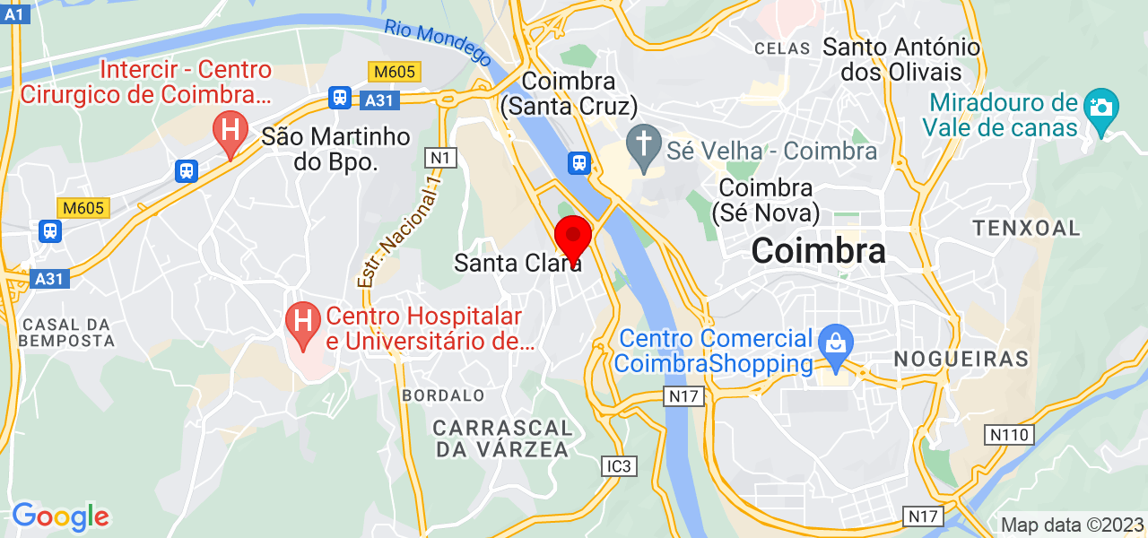 Mara Simões - Coimbra - Coimbra - Mapa