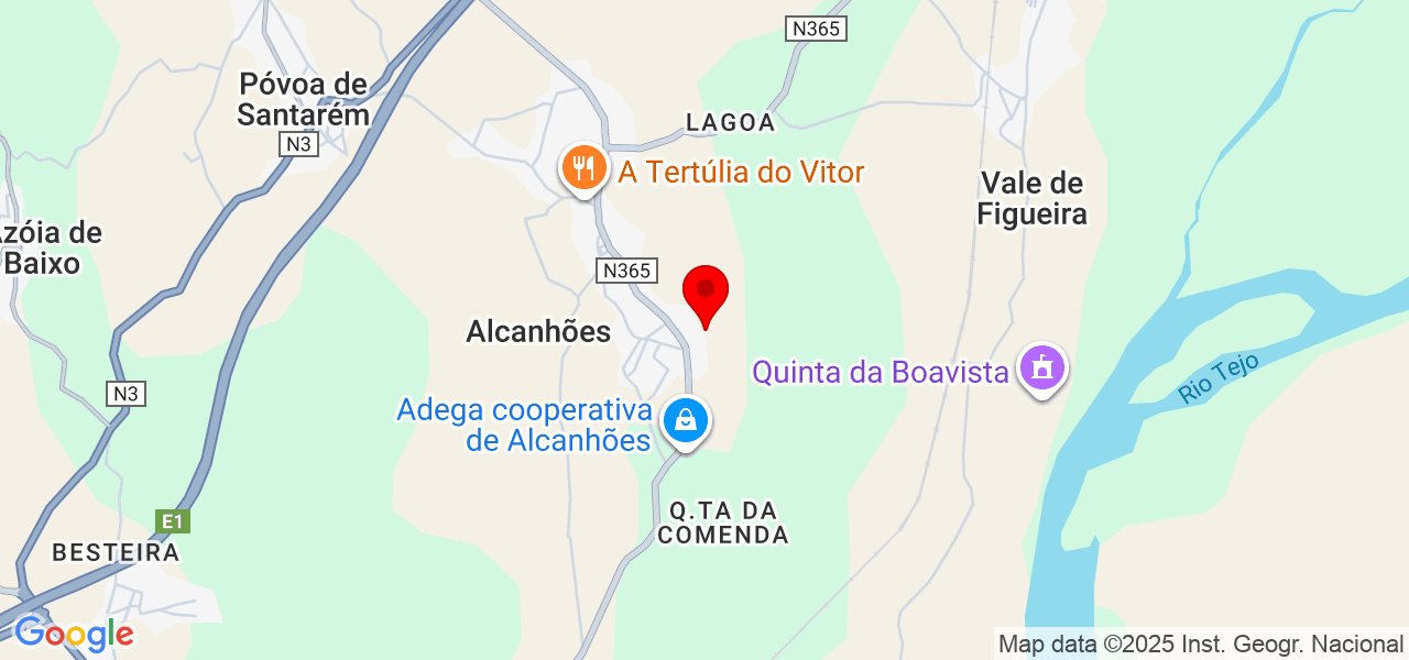 Mudan&ccedil;as Guerra - Santarém - Santarém - Mapa