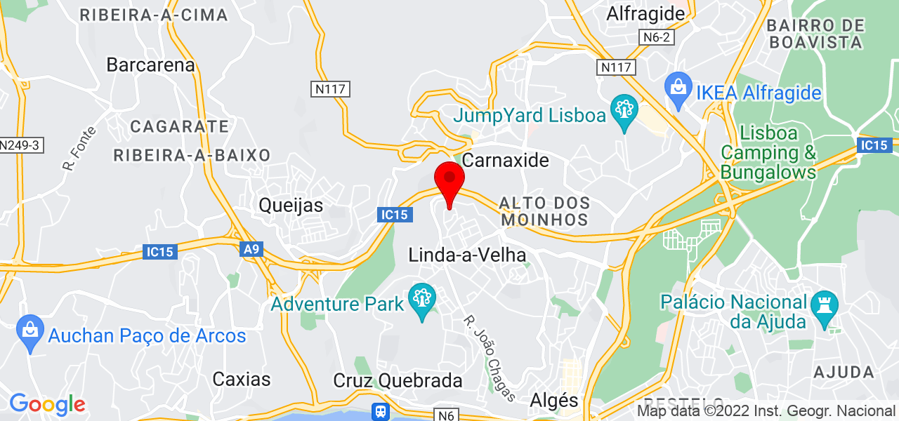 WE FIX IT - Lisboa - Oeiras - Mapa