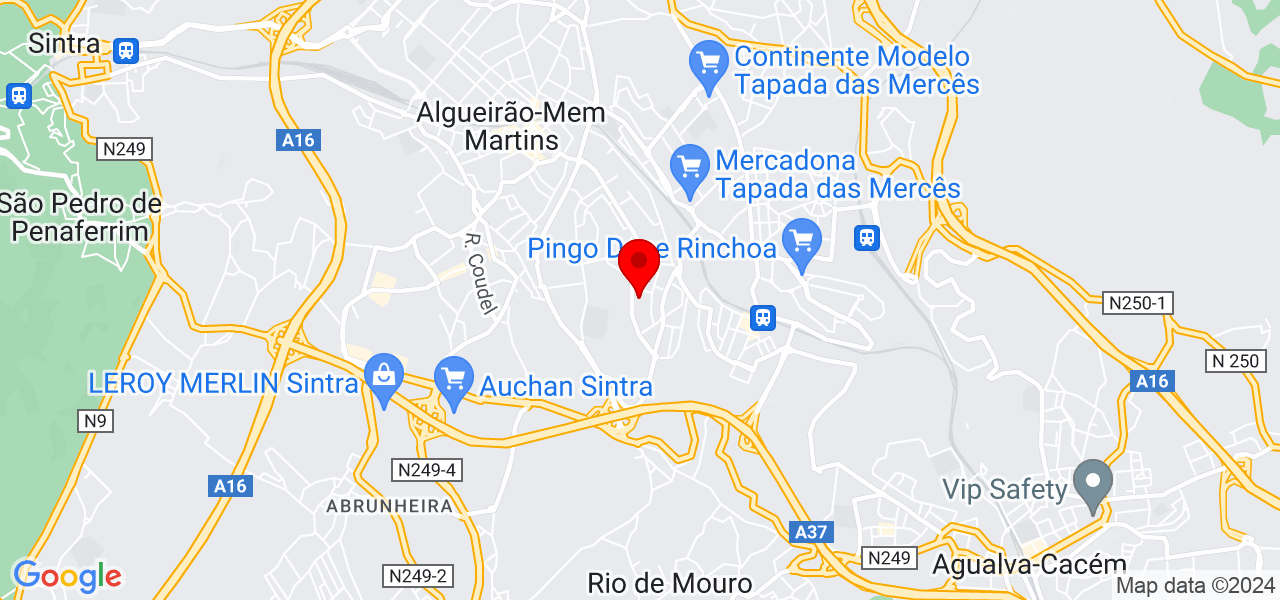 Alexandra Freitas - Lisboa - Sintra - Mapa
