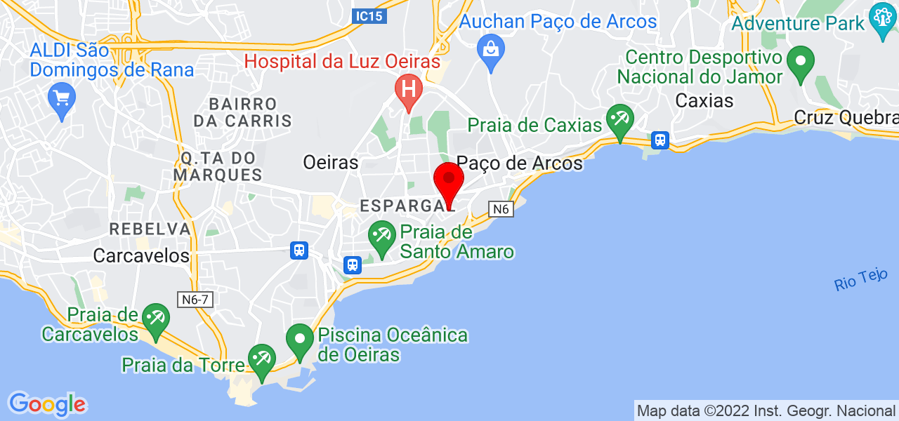 Ana Gurreiro - Lisboa - Oeiras - Mapa