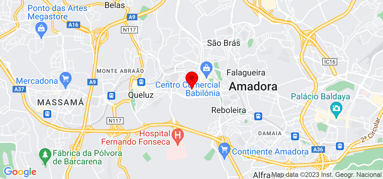 Esmeralda - Lisboa - Amadora - Mapa