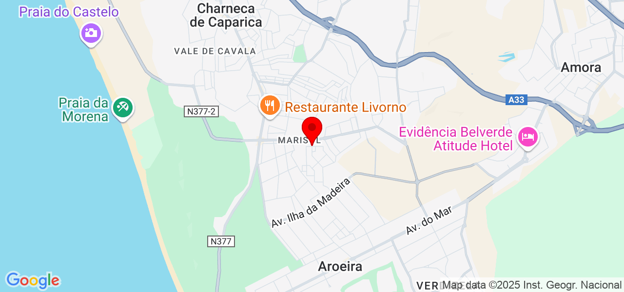 Samiria Moraes - Setúbal - Almada - Map