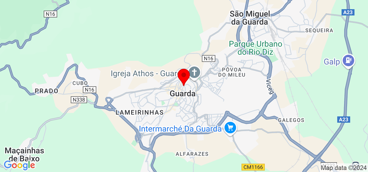 Vit&oacute;ria Duarte - Guarda - Guarda - Mapa