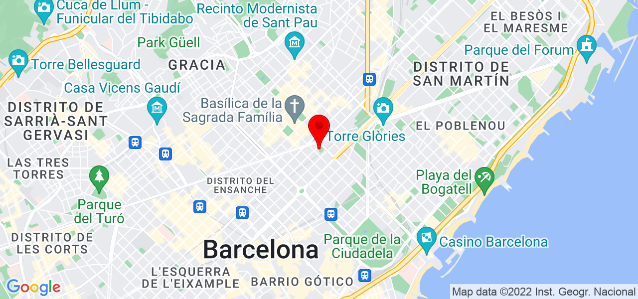 Antonio Blanco Otero - Cataluña - Barcelona - Mapa