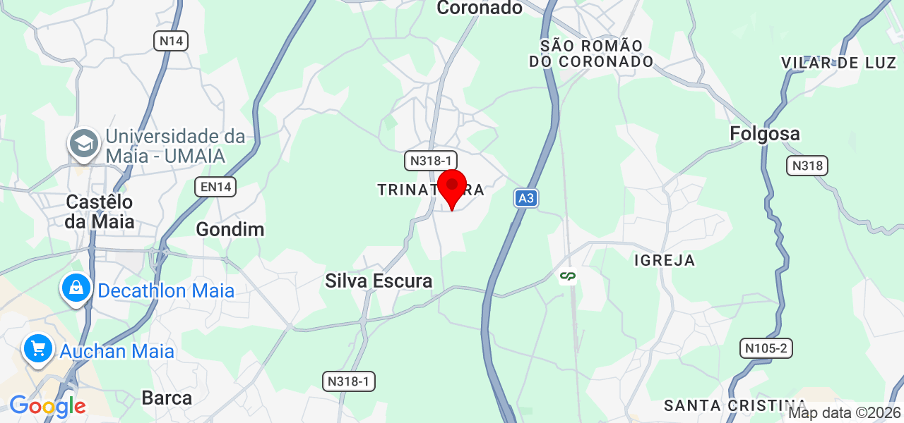 C.A.S - Porto - Trofa - Mapa