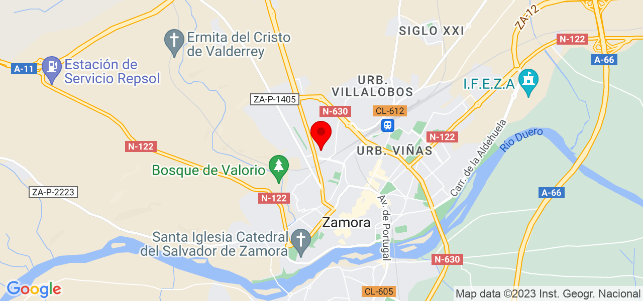 Brani - Castilla y León - Zamora - Mapa