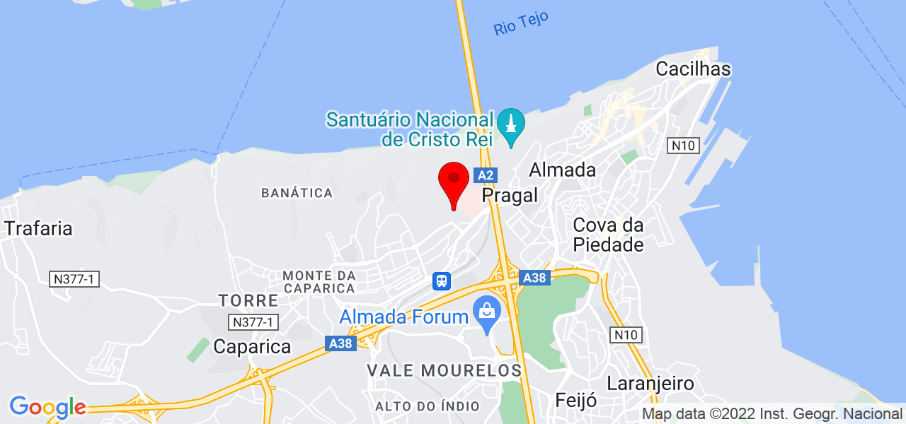 Rossana - Setúbal - Almada - Mapa