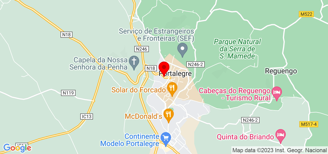Celeste Talvez - Portalegre - Portalegre - Mapa
