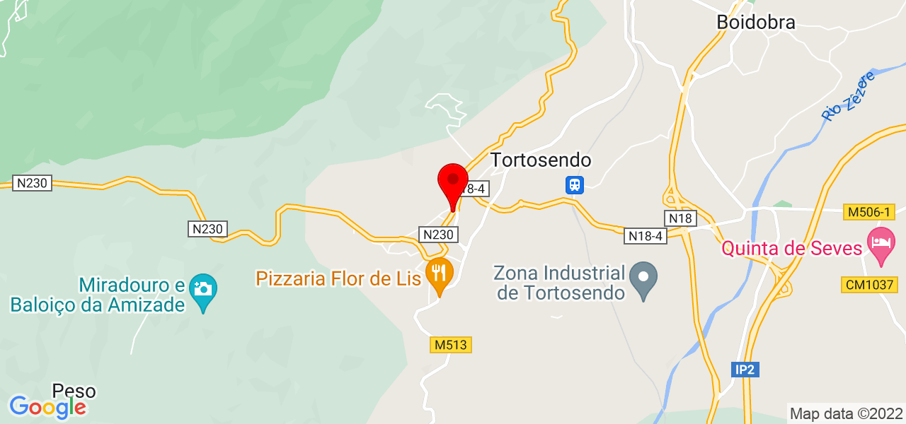 LaplacedeBolzano - Castelo Branco - Covilhã - Mapa