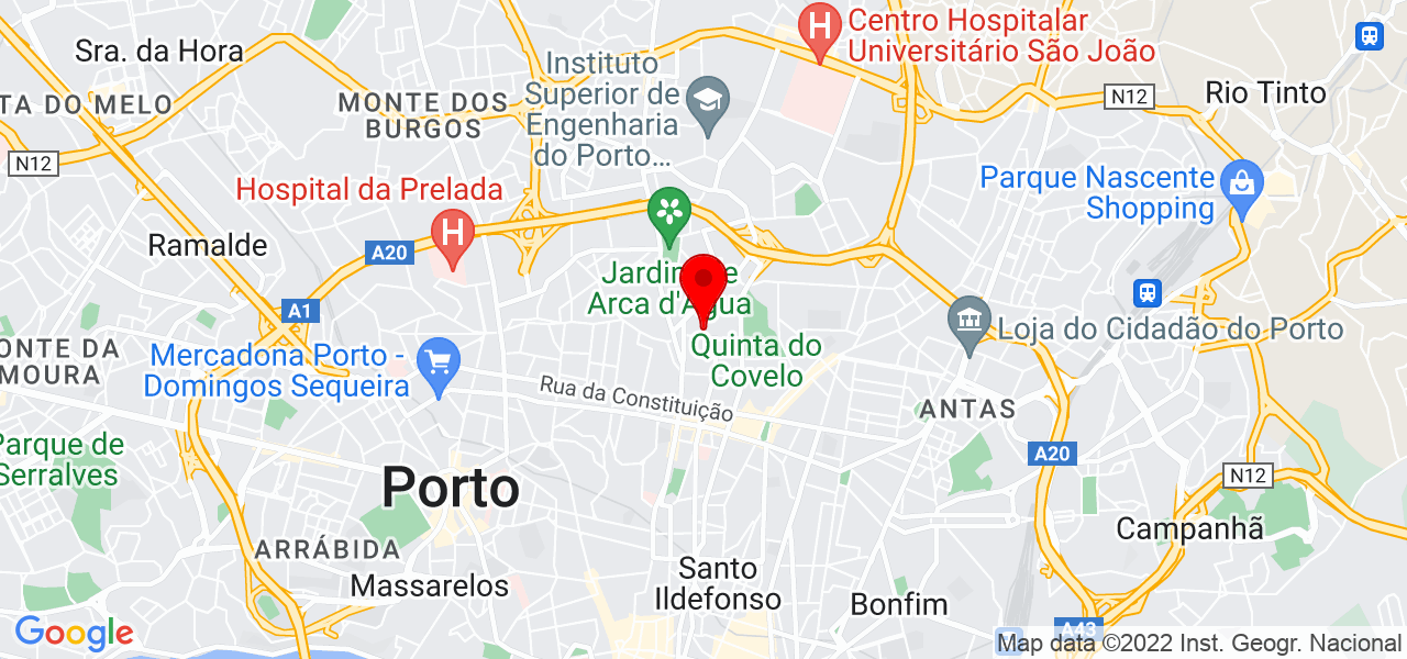 Gisela Ferreira - Porto - Porto - Mapa