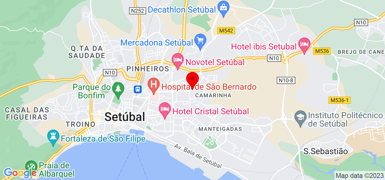 JM Pinturas - Setúbal - Setúbal - Mapa
