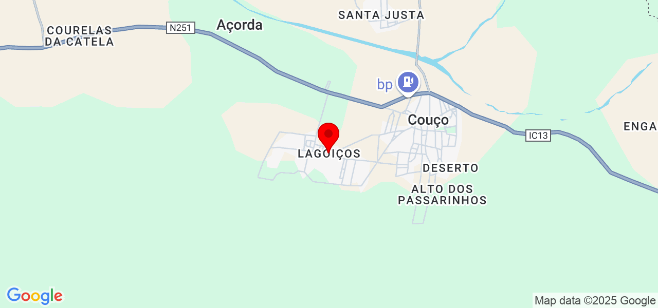 Marta - Santarém - Coruche - Map