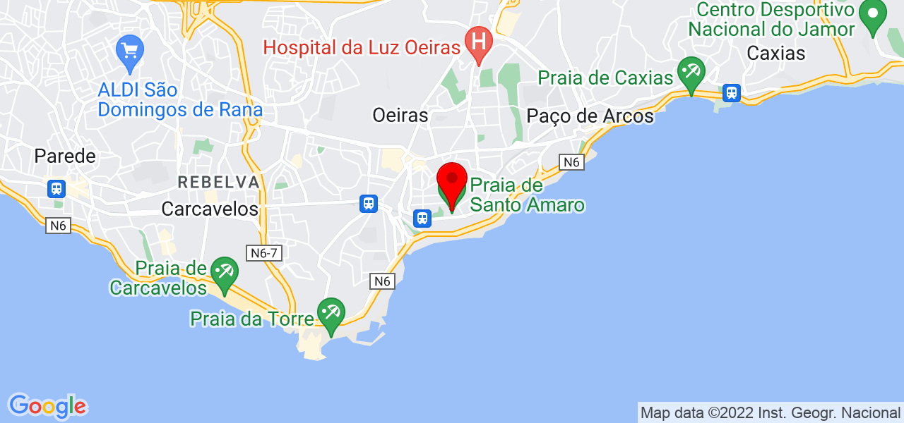 Ros&acirc;ngela - Lisboa - Oeiras - Mapa