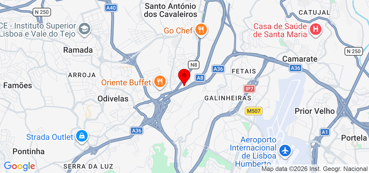 Kátia Ofice - Lisboa - Odivelas - Mapa