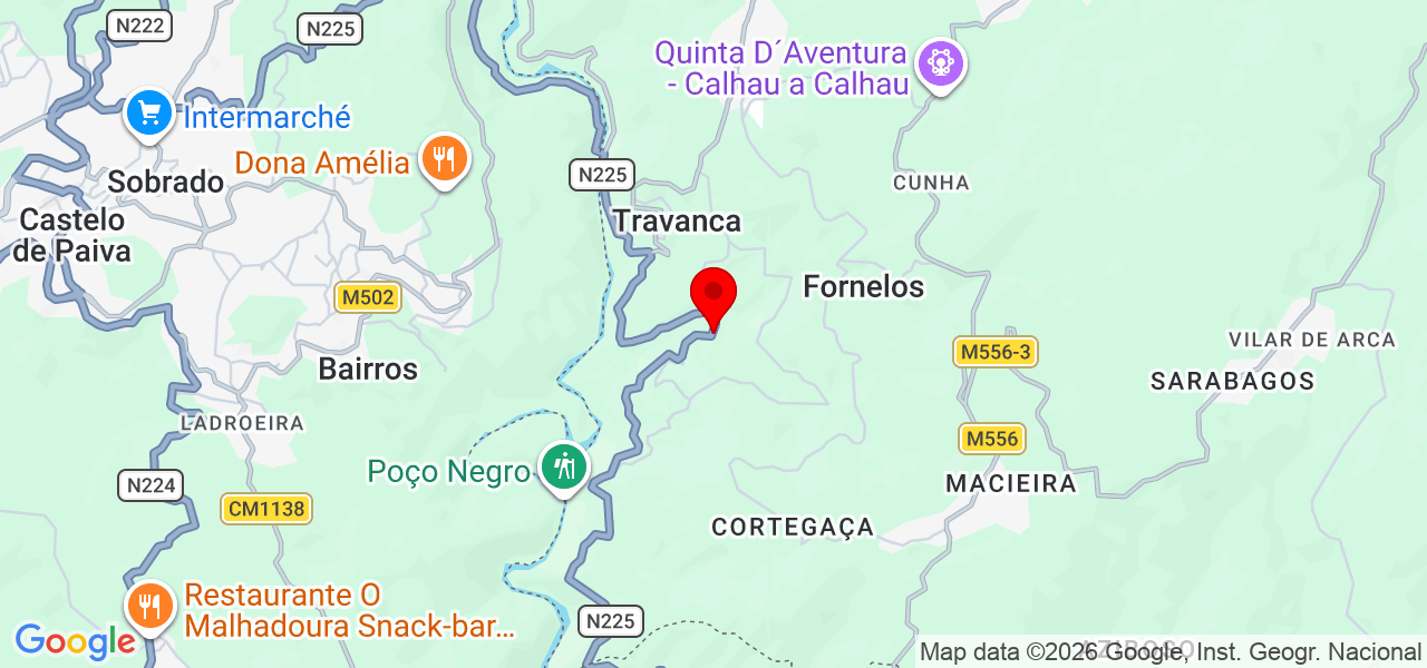 Rodrigues Remodelações - Viseu - Cinfães - Karte