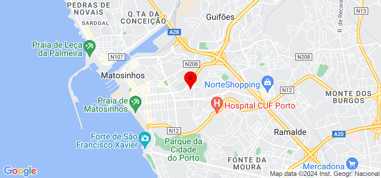 Tânia Alves - Porto - Matosinhos - Mapa