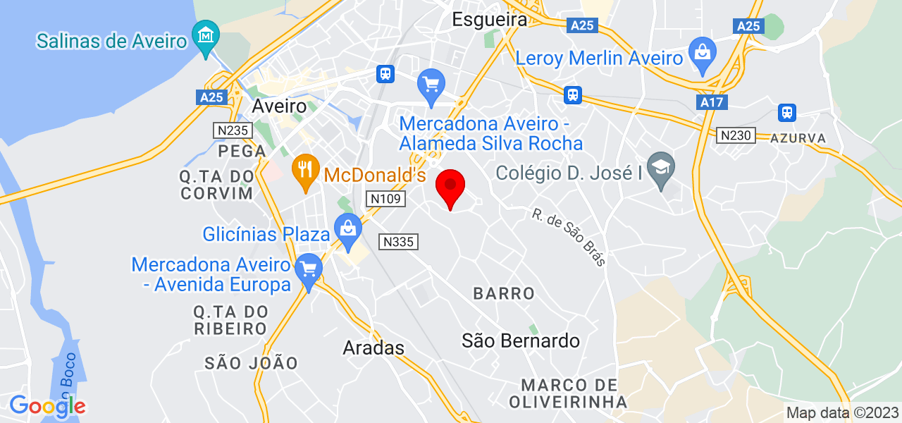 Natan Fragoso - Aveiro - Aveiro - Mapa