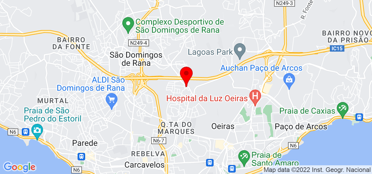 Francisco Henriques - Lisboa - Cascais - Mapa