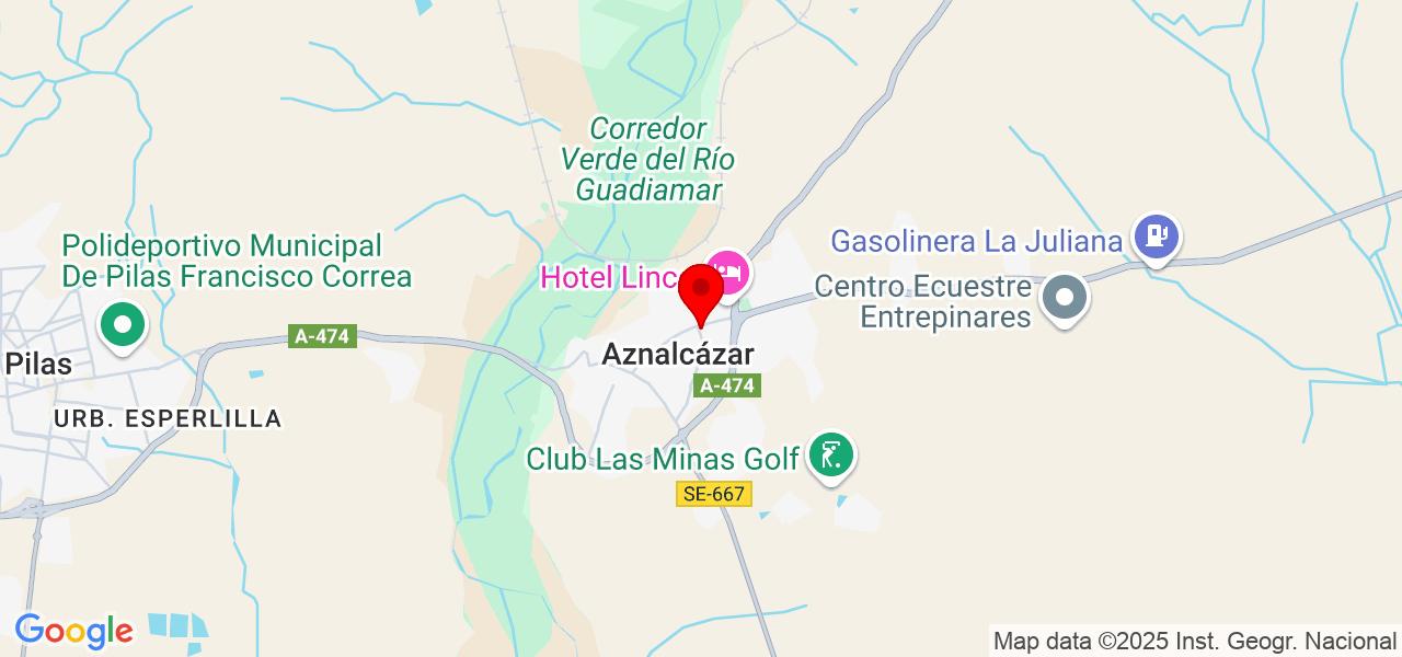 Macarena - Andalucía - Aznalcázar - Mapa