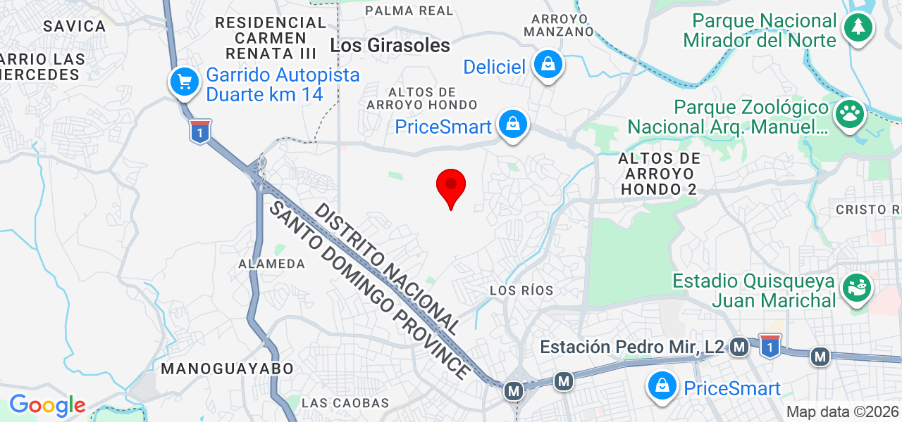 Melvyn Mota - Distrito Nacional - Santo Domingo de Guzmán - Mapa