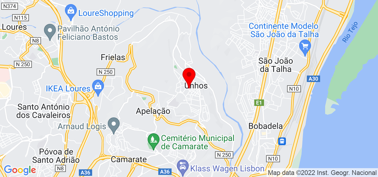 ADEVILSON Ferreira - Lisboa - Loures - Mapa