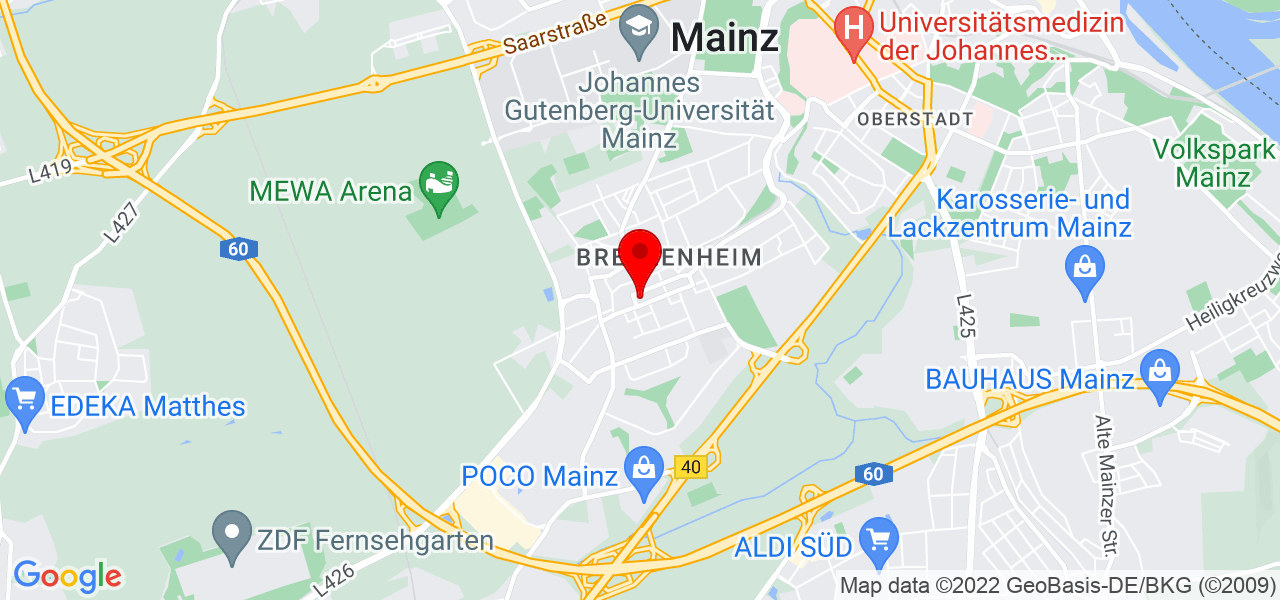 Frau Wildbär - Rheinland-Pfalz - Mainz - Map