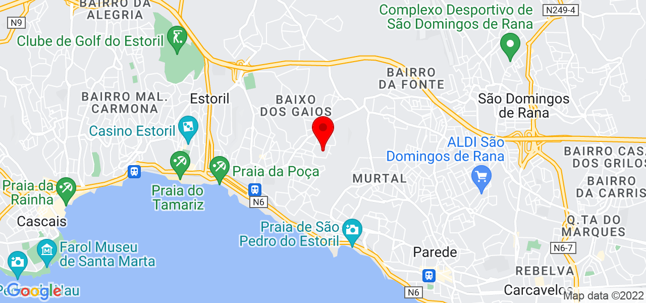Joana Santos - Lisboa - Cascais - Mapa