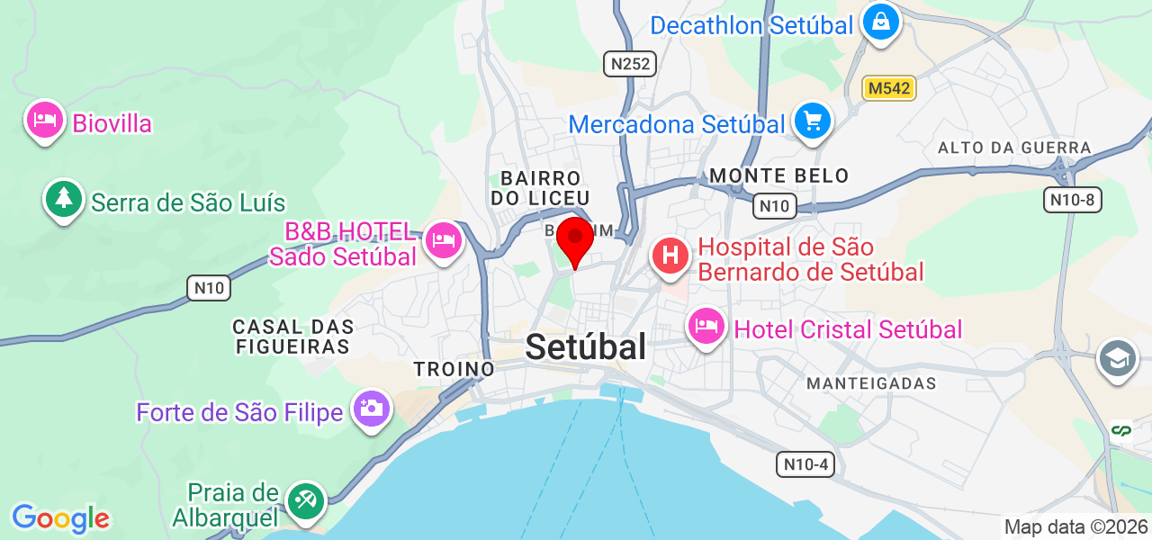 VN Construart - Setúbal - Setúbal - Karte