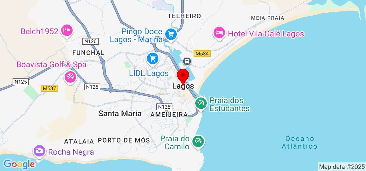Bruno Rosa - Faro - Lagos - Mapa
