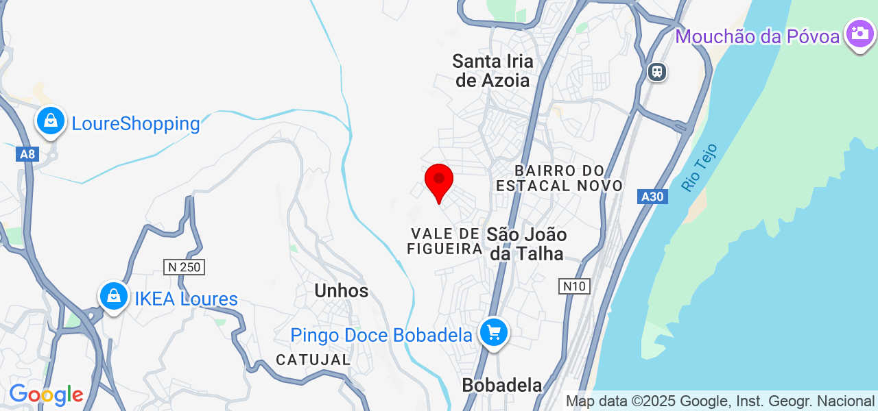 Moreira Biscates - Lisboa - Loures - Mapa
