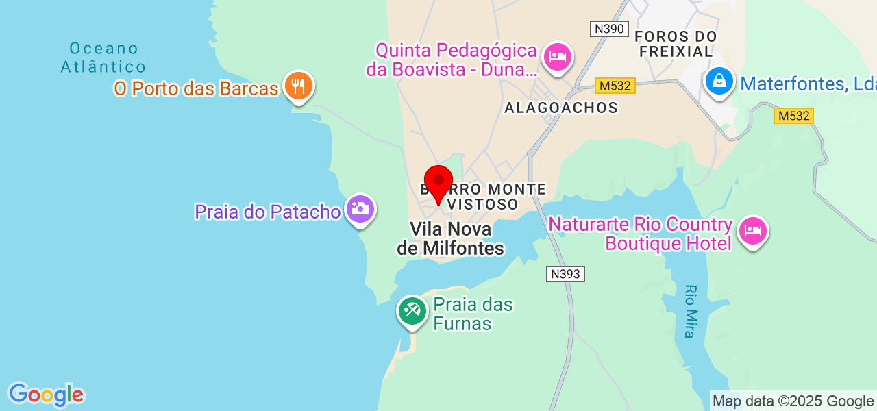 Ana Silva - Beja - Odemira - Mapa