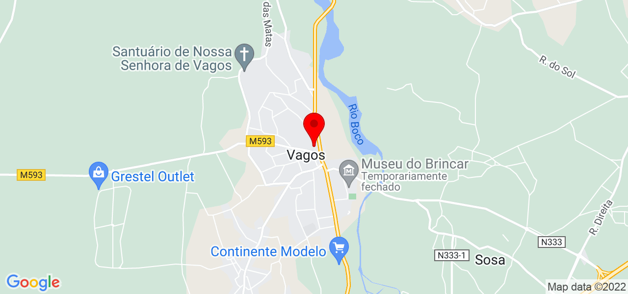 Victoria pereira - Aveiro - Vagos - Mapa