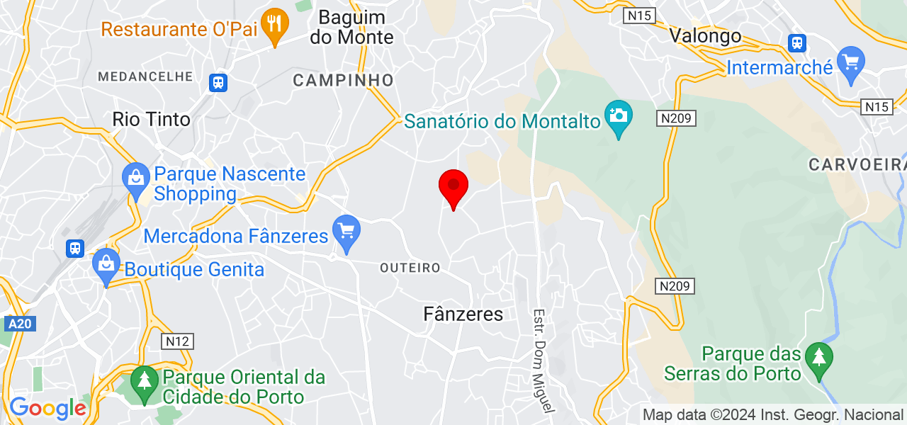 david isid&oacute;rio - Porto - Gondomar - Mapa