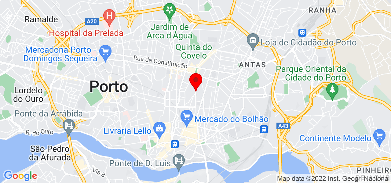 Marina Seriacopi - Porto - Porto - Mapa