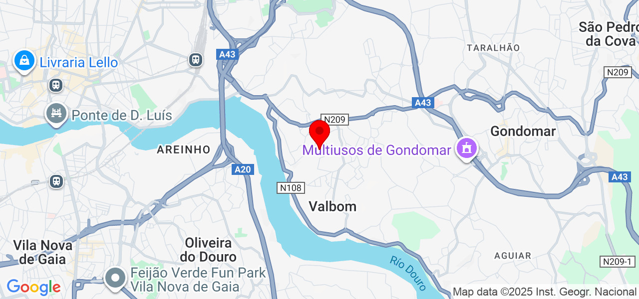 Silva prime - Porto - Gondomar - Mapa