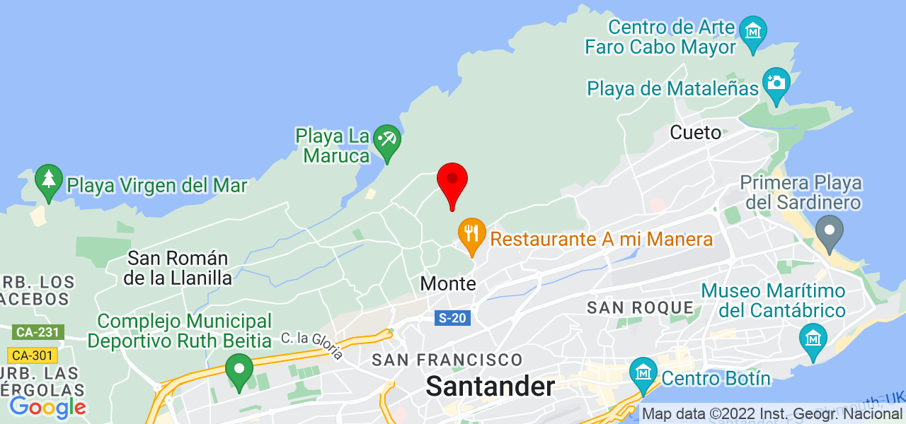 Raquel - Cantabria - Santander - Mapa