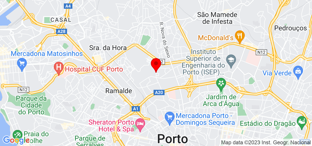 Irm&atilde;os Pereira Avac Servi&ccedil;os Climatiza&ccedil;&atilde;o - Porto - Porto - Mapa